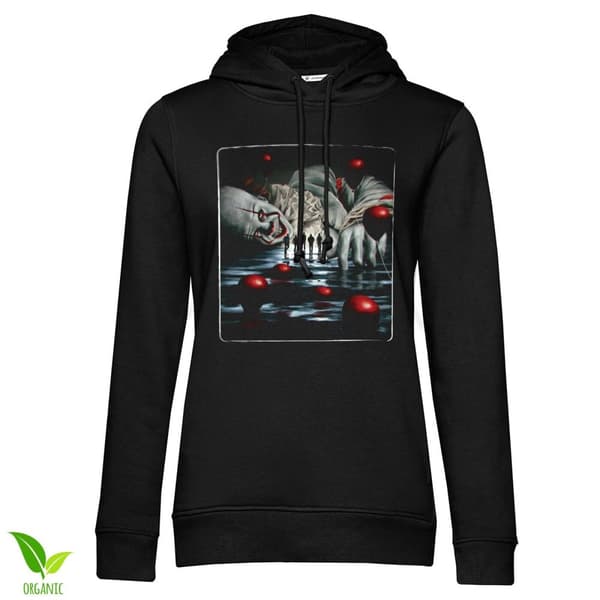 IT - Pennywise Floating Girls Hoodie Black XX-Large