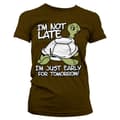 Miniatyrbild 3 av 7: I'm Not Late, I'm Early For Tomorrow Girly Tee