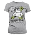 Miniatyrbild 6 av 7: I'm Not Late, I'm Early For Tomorrow Girly Tee