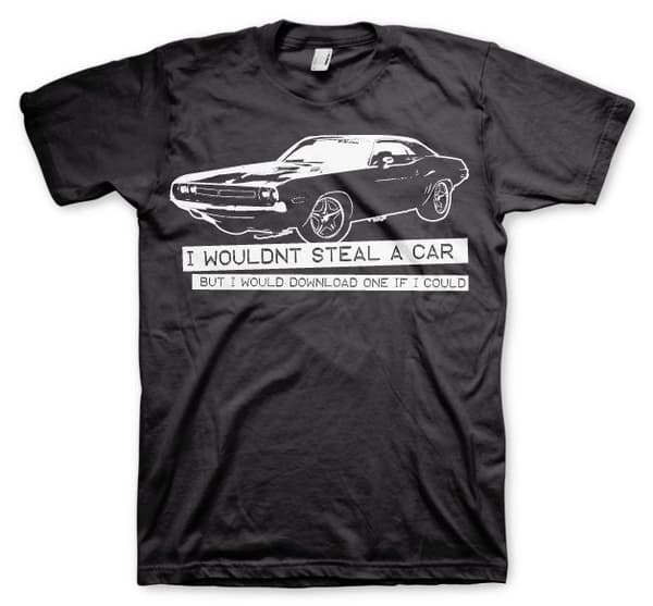 I Wouldn´t Steal A Car T-Shirt Black X-Large