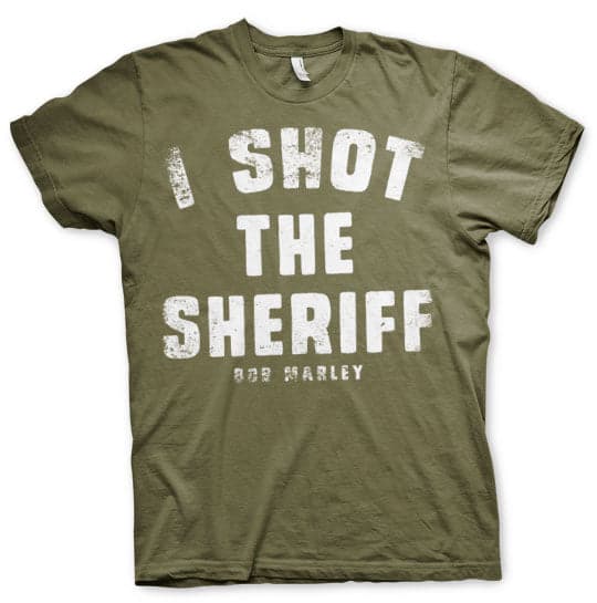 I Shot The Sheriff T-Shirt Olive Medium
