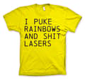 Miniatyrbillede 3 af 3: I Puke Rainbows And Shit Rainbows T-Shirt