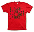 Miniatyrbillede 1 af 3: I Puke Rainbows And Shit Rainbows T-Shirt
