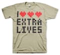 Miniatyrbild 2 av 5: I Love Extra Lives T-Shirt