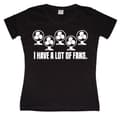 Miniatyrbild 3 av 6: I Have A Lot Of Fans Girly T-shirt