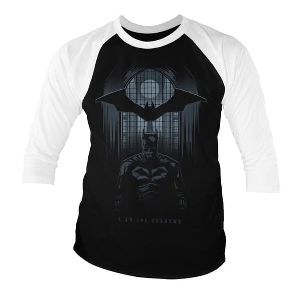 I Am The Shadows Baseball 3/4 Sleeve Tee X-Large