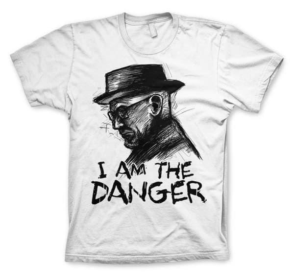 I Am The Danger T-Shirt White Small