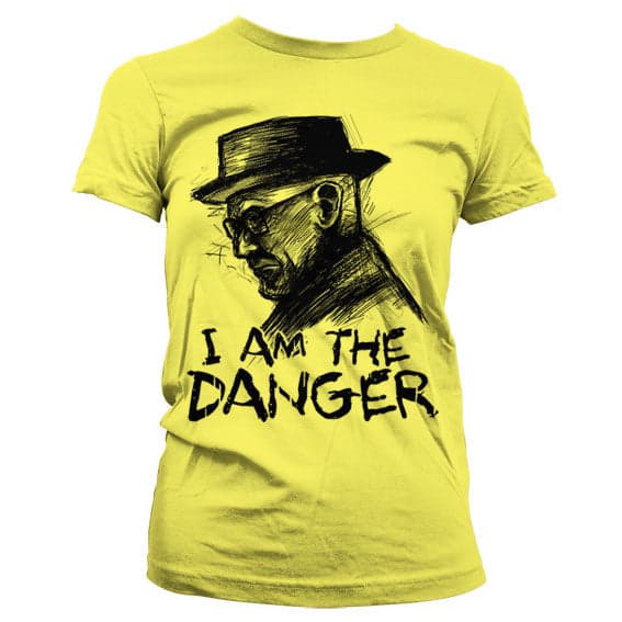 I Am The Danger Girly T-Shirt Yellow XX-Large