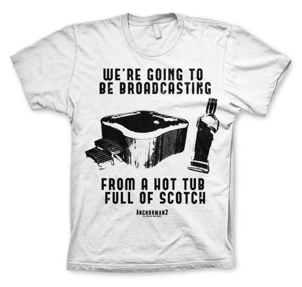 Hot Tub Full Of Scotch T-Shirt White XX-Large