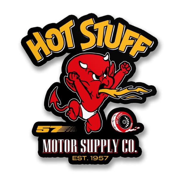 Hot Stuff Motor Supply Co Sticker