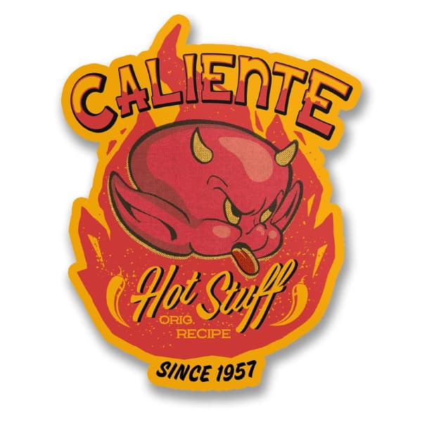 Hot Stuff Caliente Sticker