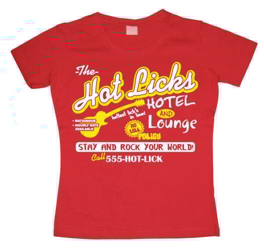 Hot Licks Hotel Girly T-shirt