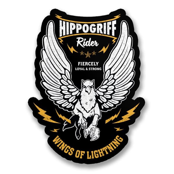 Hippogriff Rider Sticker