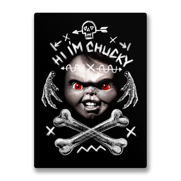 Hi I'm Chucky Sticker