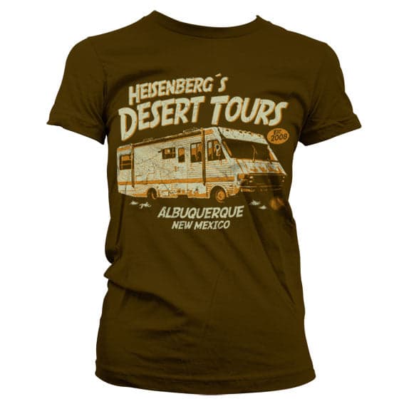 Heisenberg´s Desert Tours Girly T-Shirt Brown Large