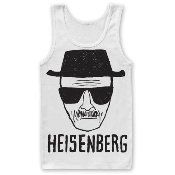 Heisenberg Sketch Tank Top White XX-Large