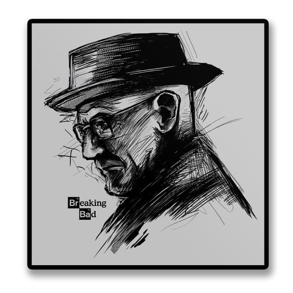 Heisenberg Sketch Sticker