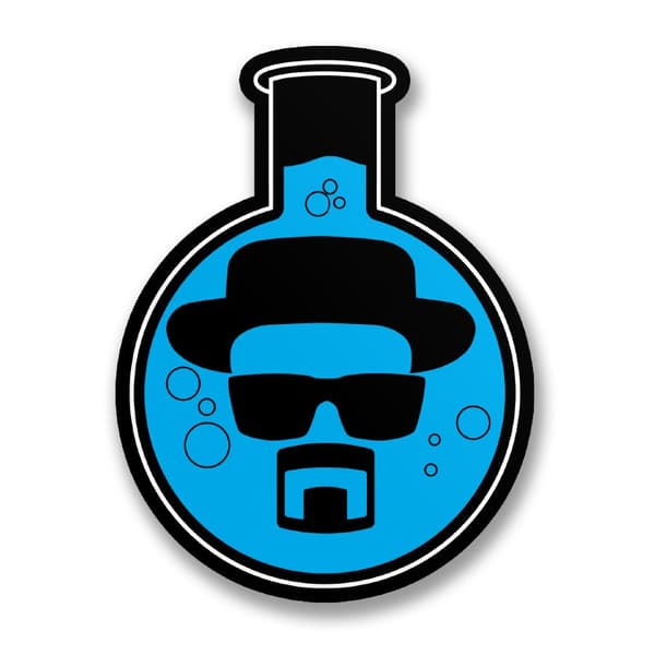 Heisenberg Flask Sticker