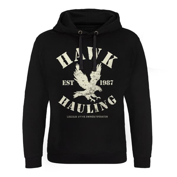 Hawk Hauling Epic Hoodie Black Medium