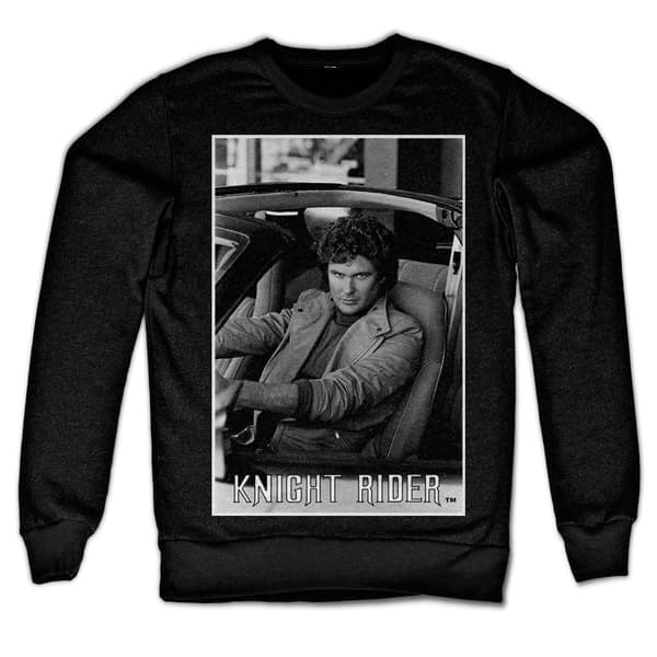 Hasselhoff In Knight Rider Sweatshirt Black XX-Large