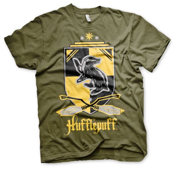 Harry Potter - Hufflepuff T-Shirt Olive Medium
