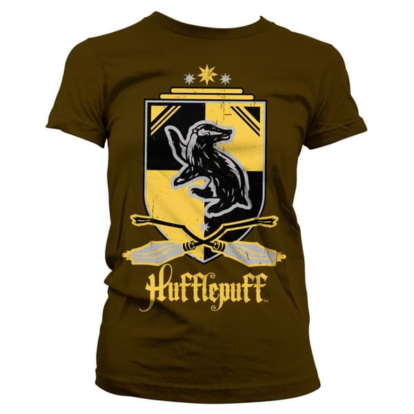 Harry Potter - Hufflepuff Girly Tee Brown X-Large