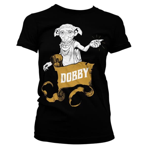 Harry Potter - Dobby Girly Tee Black XX-Large
