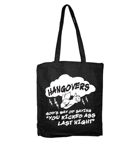 Hangovers Tote Bag Black