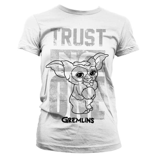 Gremlins - Trust No One Girly Tee White X-Large