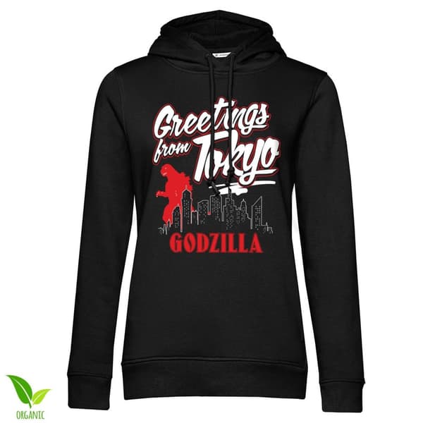 Greetings From Tokyo Girls Hoodie Black Medium