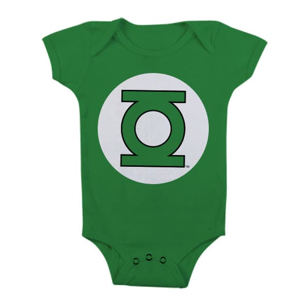 Green Lantern Logo Baby Body Green 12-18Months