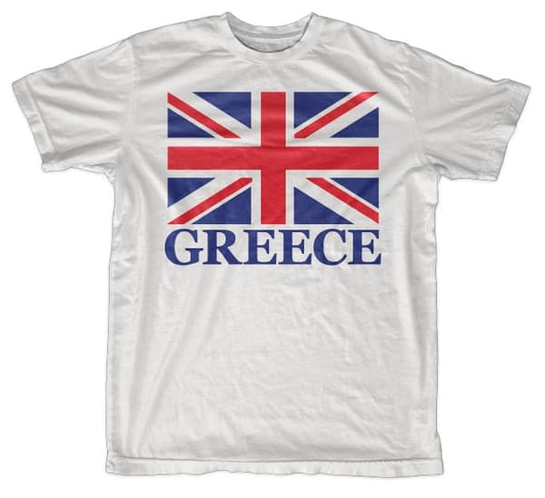 Great Greece T-Shirt White Medium