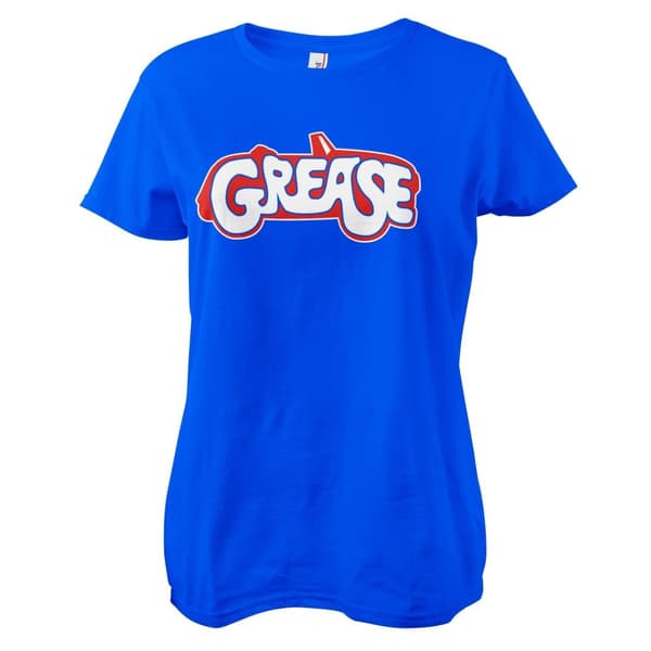 Grease Movie Logo Girly Tee Blue X-Large