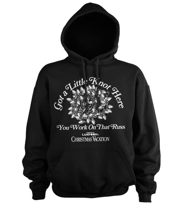 Got a Little Knot Here Hoodie Black X-Large