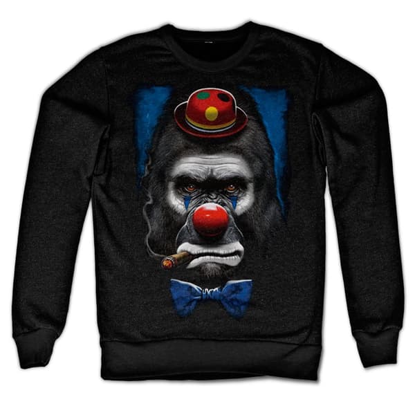 Gorilla Clown Sweatshirt Black Small