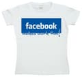 Miniatyrbild 1 av 2: Facebook make work fun! Girly T-shirt