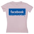 Miniatyrbild 1 av 2: Facebook make work fun! Girly T-shirt