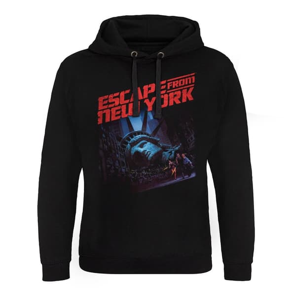Escape From New York Poster Epic Hoodie Black Medium