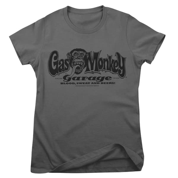 Gas Monkey Garage Logo Girly Tee Large