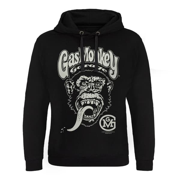 Gas Monkey Garage Big Brand Logo Epic Hoodie Black X-Large