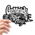 Miniatyrbild 2 av 2: Gas Monkey Garage - White Car Sticker