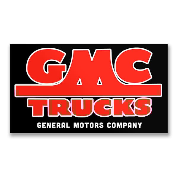 GMC Trucks Vintage Logo Sticker