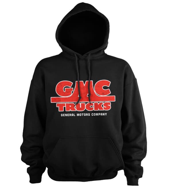 GMC Trucks Vintage Logo Hoodie Black Medium