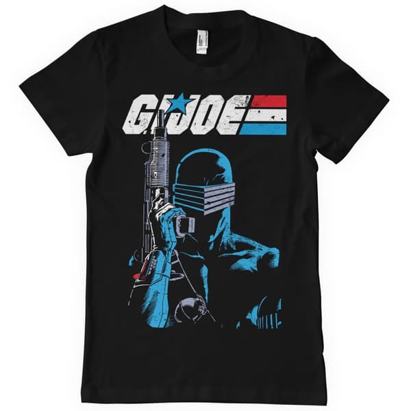 G.I. Joe - Snake Eyes Close Up T-Shirt Black Small