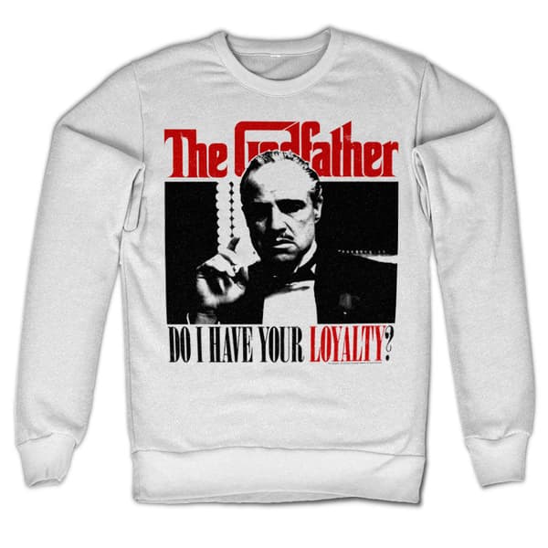 Godfather - Do I Have Your Loyalty Sweatshirt White Medium