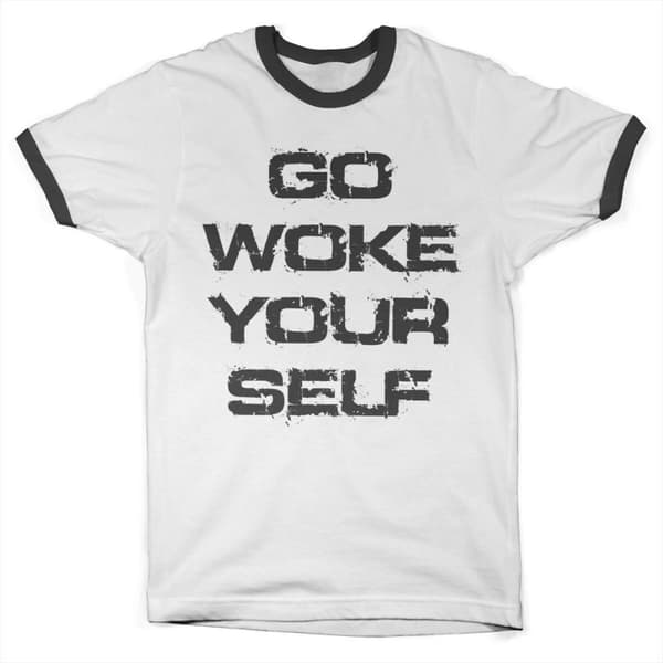 Go Woke Yourself Ringer Tee