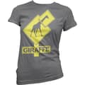 Miniatyrbillede 3 af 5: Giraffe Sign Girly T-Shirt