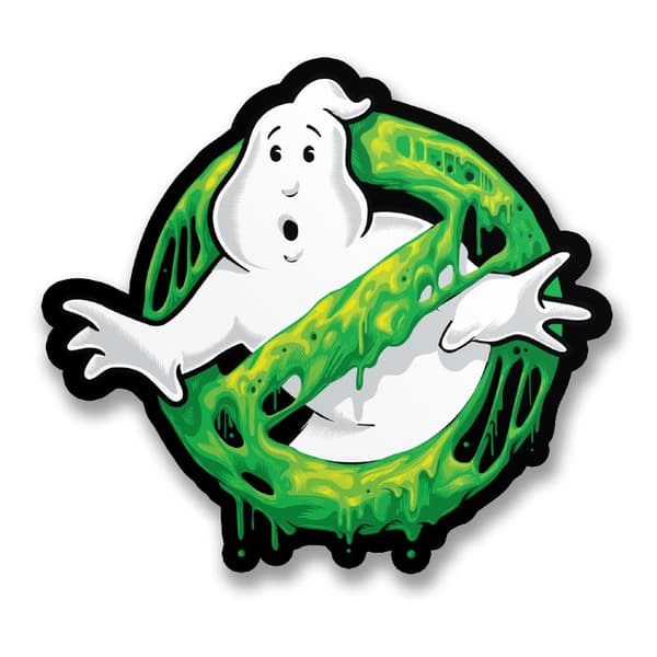 Ghostbusters Slime Logotype Sticker