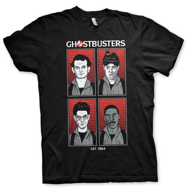 Ghostbusters Original Team T-Shirt Black Small