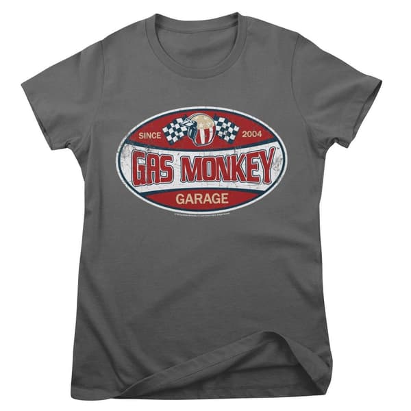 Gas Monkey Garage Since 2004 Label Girly Tee X-Large